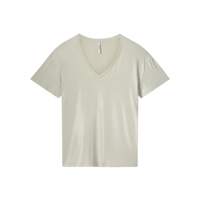 Summum V-neck top metallic coated jersey 3s4887-30545 3s4887-30545 large