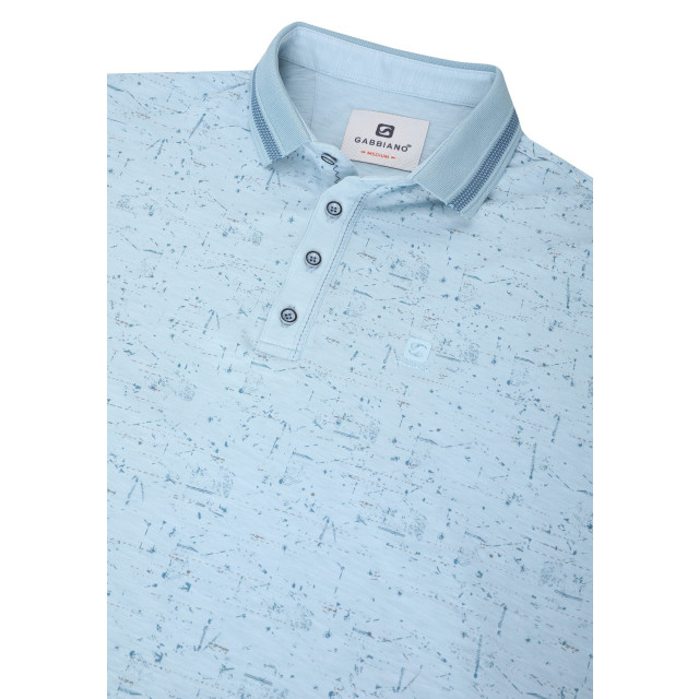 Gabbiano Heren polo 235528 4001 bright blue Gabbiano Polo 235528 4001BrightBlue large