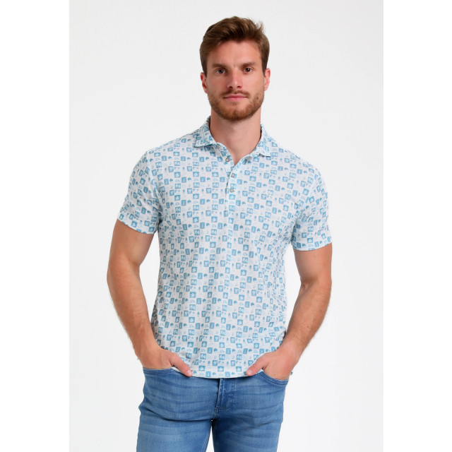 Gabbiano Heren polo 235537 4001 bright blue Gabbiano Polo 235537 4001BrightBlue large