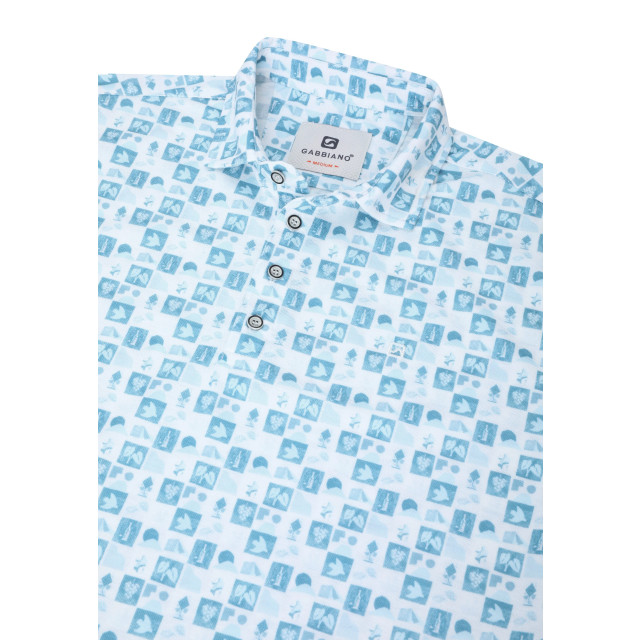 Gabbiano Heren polo 235537 4001 bright blue Gabbiano Polo 235537 4001BrightBlue large