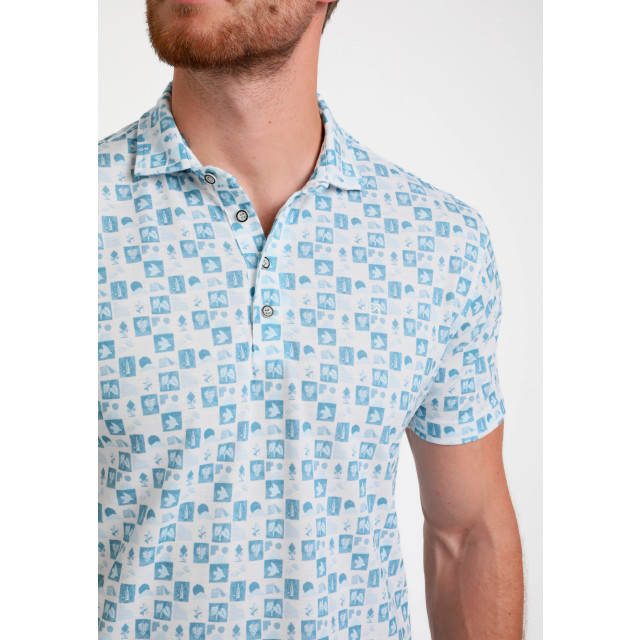 Gabbiano Heren polo 235537 4001 bright blue Gabbiano Polo 235537 4001BrightBlue large