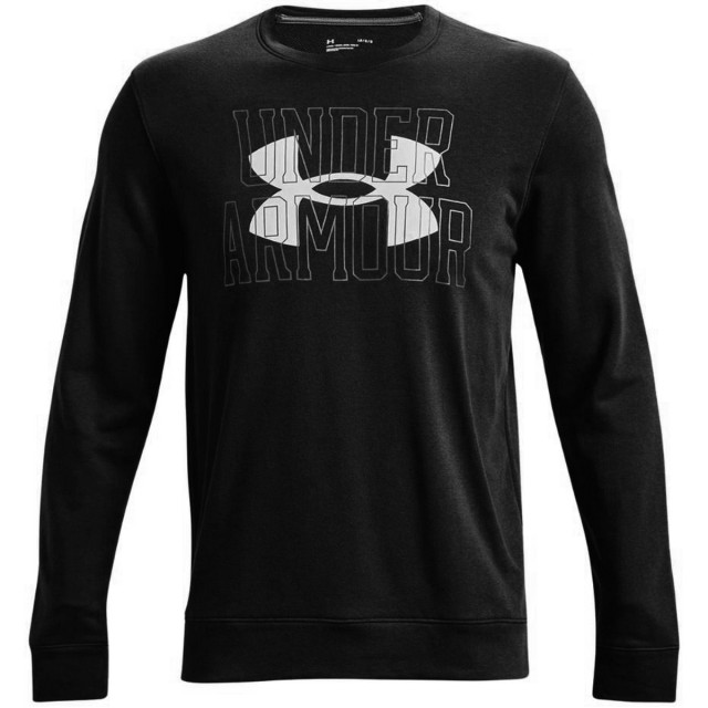Under Armour Heren rival logo terrycloth crew neck sweatshirt UTMR977_black large