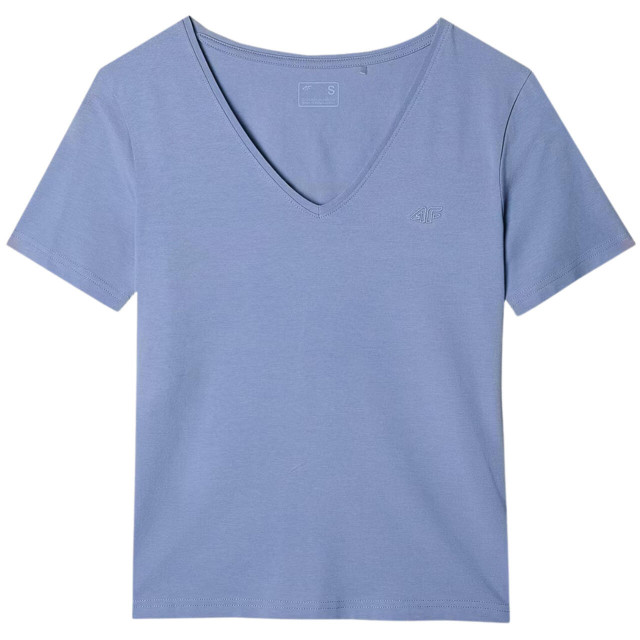 4F Dames f1649 logo t-shirt UTMR2130_blue large 4F Dames f1649 logo t-shirt UTMR2130_blue large