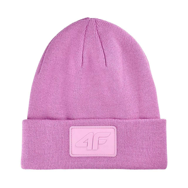 4F U433 beanie met logo UTMR2132_pink large