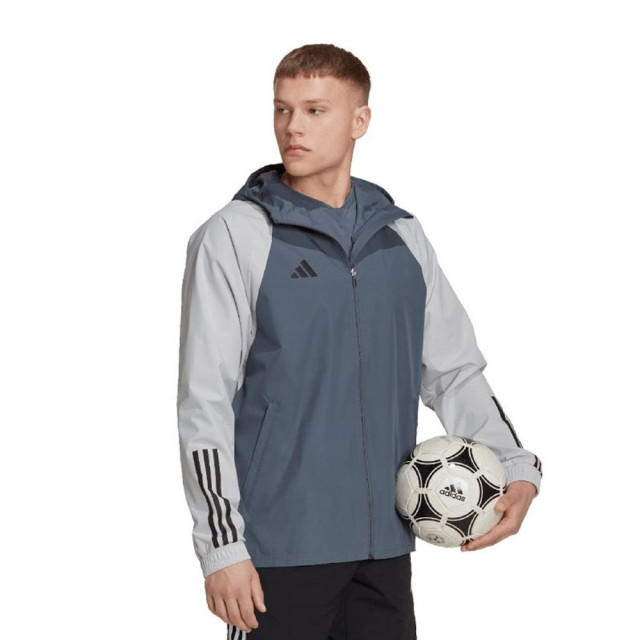 Adidas Heren tiro 23 competition all weather jacket UTMR1485_grey large Adidas Heren tiro 23 competition all weather jacket UTMR1485_grey large