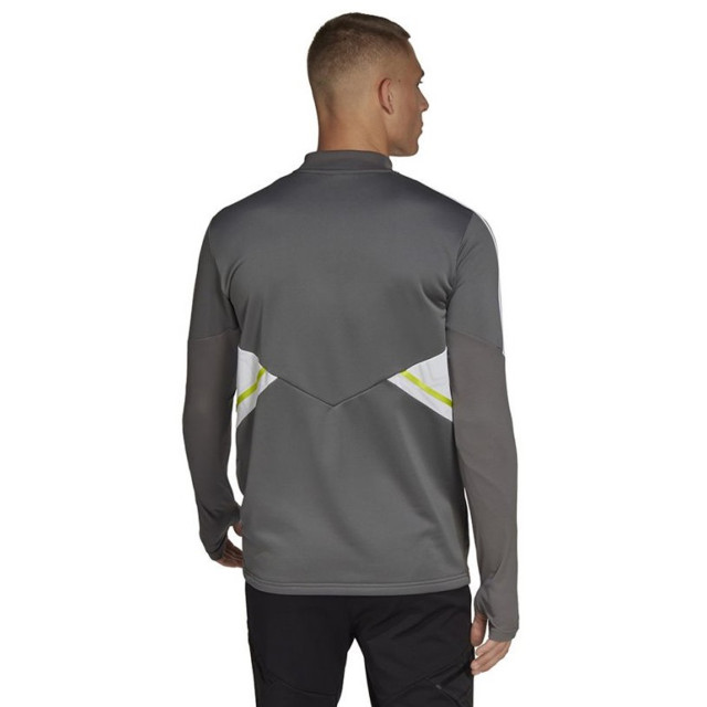 Adidas Heren condivo 22 quarter zip training sweatshirt UTMR1557_grey large