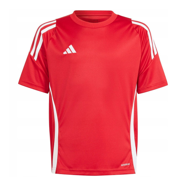 Adidas Trio 24 jersey t-shirt voor kinderen/kinderen UTMR1735_red large Adidas Trio 24 jersey t-shirt voor kinderen/kinderen UTMR1735_red large