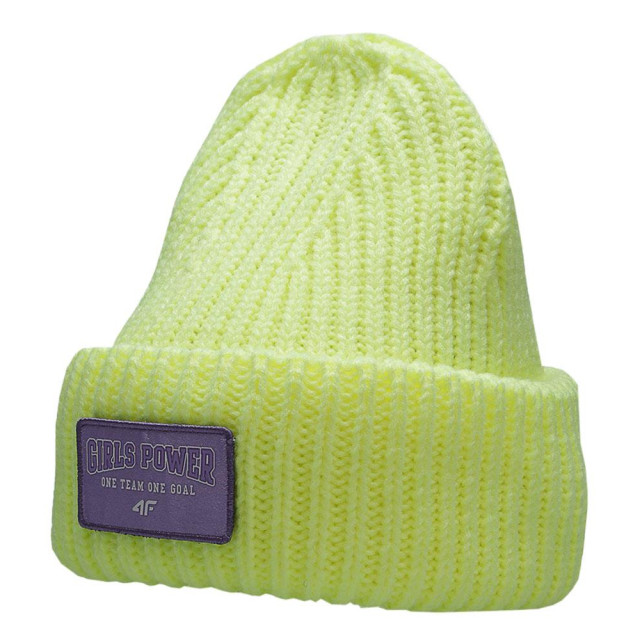 4F Kinder/kinder hjz22 logo muts UTMR1962_lime large 4F Kinder/kinder hjz22 logo muts UTMR1962_lime large