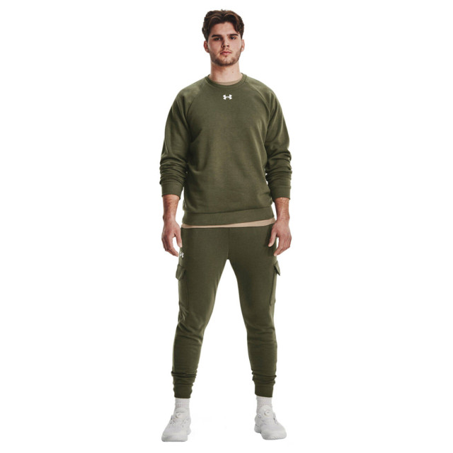 Under Armour Heren rival fleece crew hals trui UTMR1041_green large