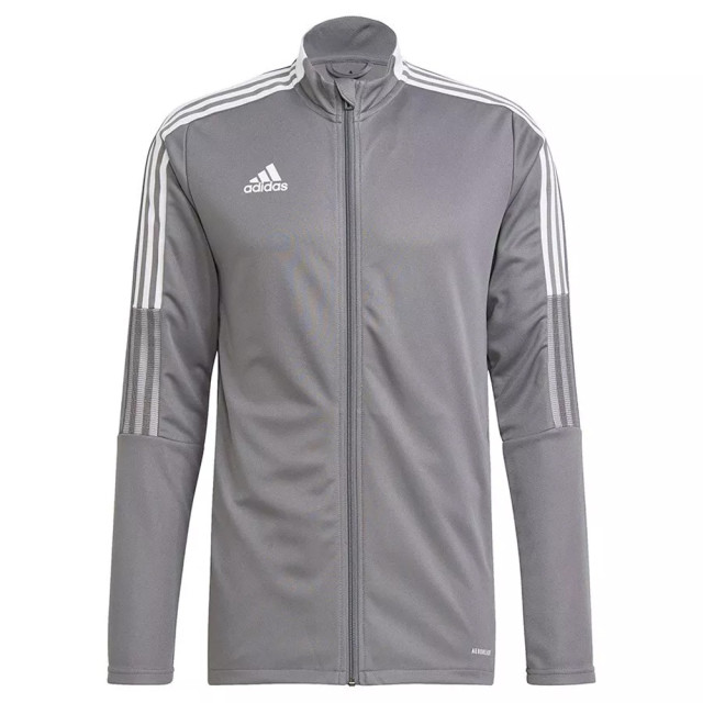 Adidas Heren tiro 21 track jacket UTMR584_greysilver large