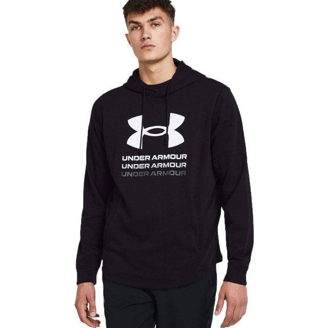 Under Armour Heren rival terry grafische hoodie UTMR1295_black large