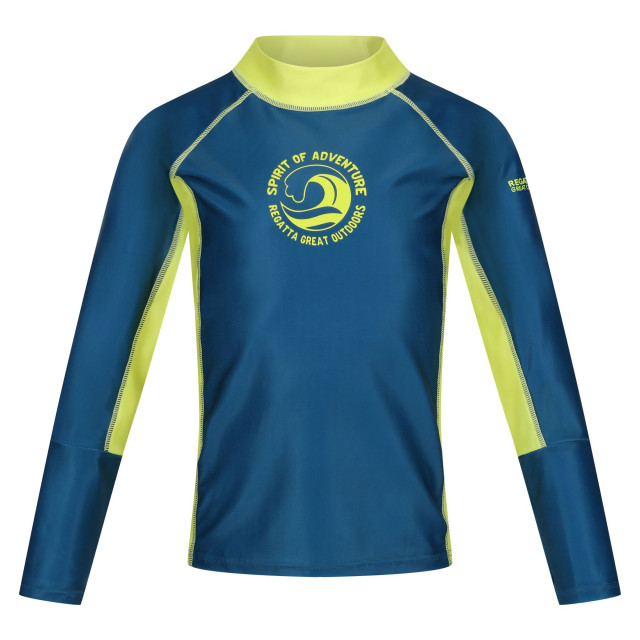 Regatta Zwemtop kinder/kids hoku ii contrast detail UTRG9734_moroccanbluecitronlime large