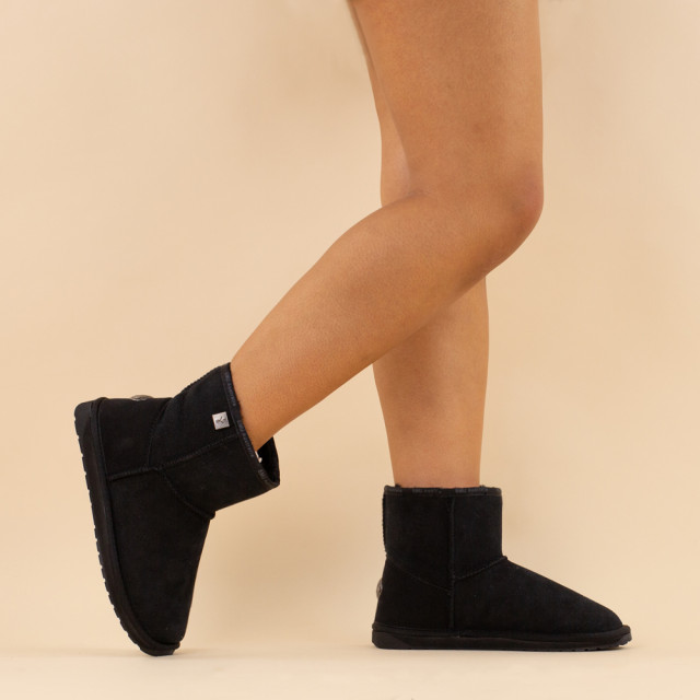 EMU Australia Emu boots platinum stinger slim mini black dames leer WP20003-BLACK large