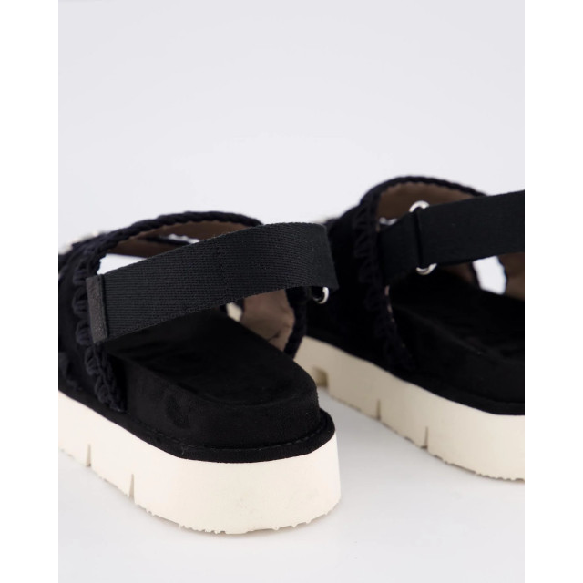 Mou Dames bio sandal logo MU.SW461001A-BK/BK large