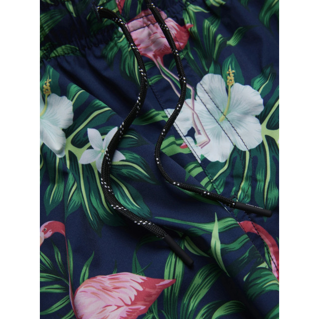 Jack & Jones Jongens zwemshort jpstmaui gebloemde flamingo print 12273843-Navy Blazer large