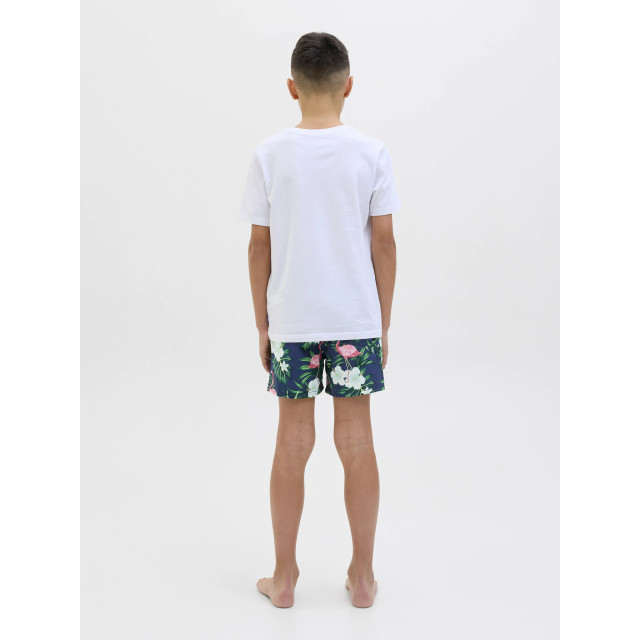 Jack & Jones Jongens zwemshort jpstmaui gebloemde flamingo print 12273843-Navy Blazer large