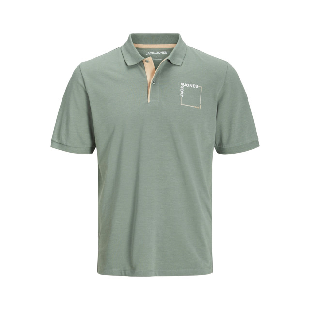 Jack & Jones Heren polo jjverner 12269307-Iceberg Green large