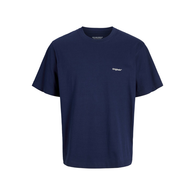 Jack & Jones Heren t-shirt jorparos easter ronde hals donker 12273171-Ocean Cavern large