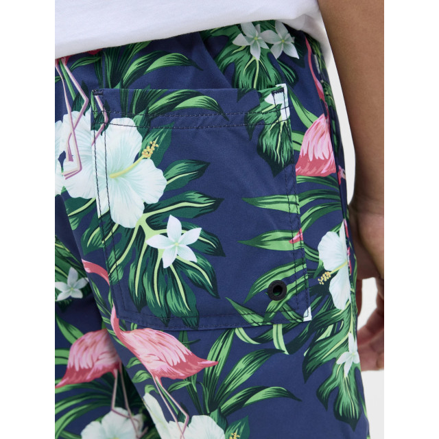 Jack & Jones Jongens zwemshort jpstmaui gebloemde flamingo print 12273843-Navy Blazer large