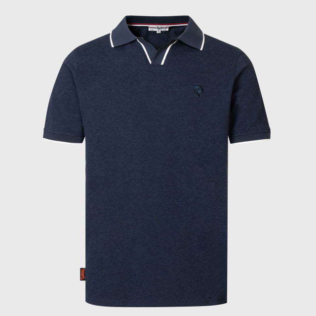 Q1905 Polo shirt stein – donker melange QM2653762-670-1 large