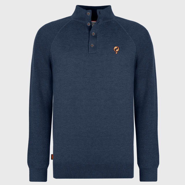 Q1905 Trui oldehove jeans melange QM2344627-627-1 large