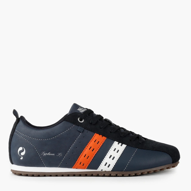 Q1905 Sneaker typhoon sp donkerblauw/wit/oranje QM1244809-695-1 large