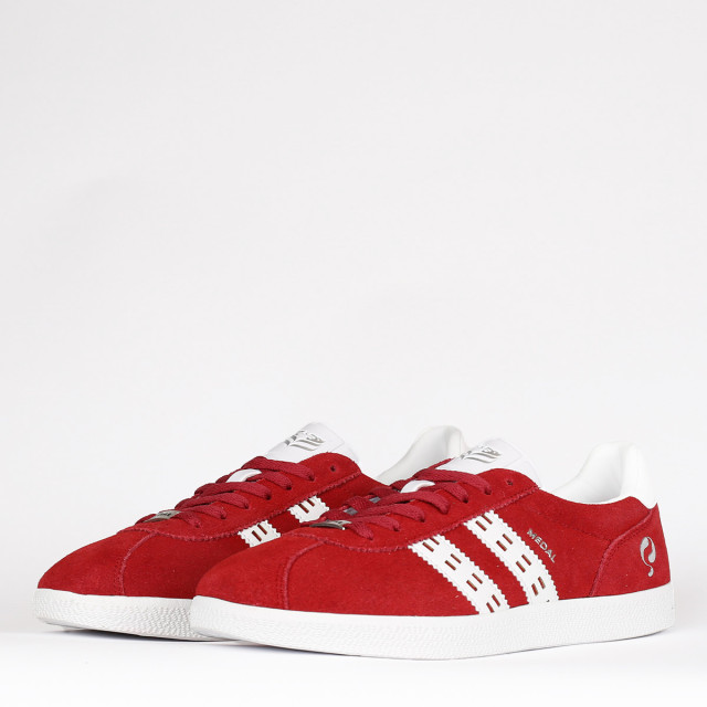 Q1905 Sneaker medal classic donkerrood/wit QM1243548-418-1 large