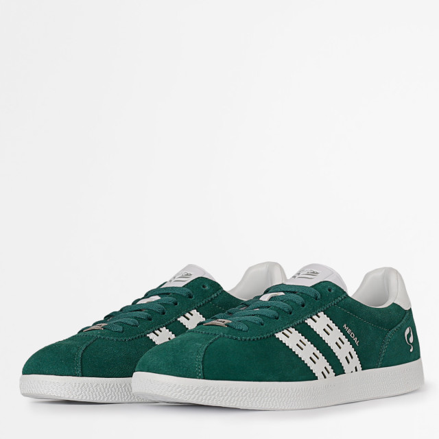 Q1905 Sneaker medal classic hardgroen/wit QM1243548-943-1 large