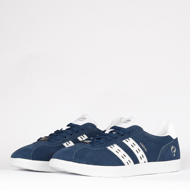 Q1905 Sneaker medal classic denimblauw/wit QM1243548-604-1 large