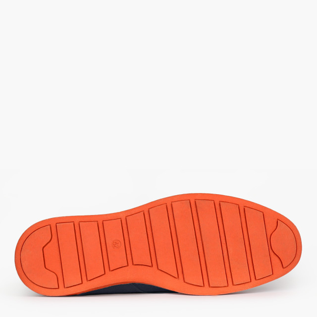 Q1905 Schoen montfoort donkerblauw/oranje QM1234524-695-2 large