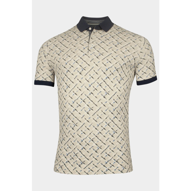 Baileys Polo korte mouw poloshirt 2-tone pique all o 515228/83 188144 large