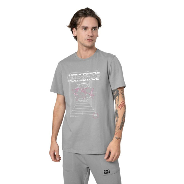 4F Heren h4z22 tsm029 t-shirt UTMR459_mediumgrey large