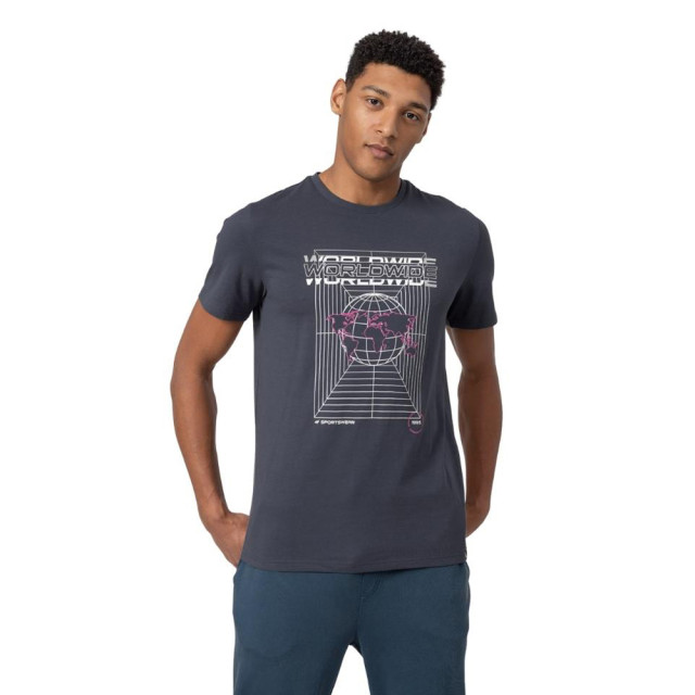 4F Heren h4z22 tsm029 t-shirt UTMR459_anthracite large