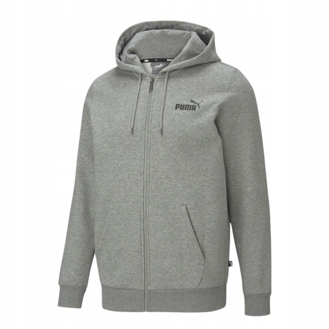 Puma Heren ess logo full zip hoodie UTMR622_grey large