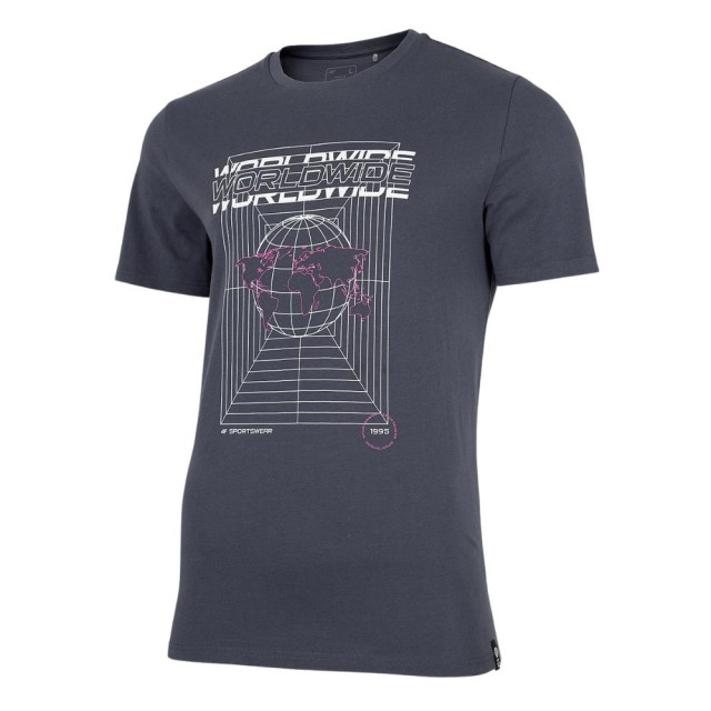 4F Heren h4z22 tsm029 t-shirt UTMR459_anthracite large