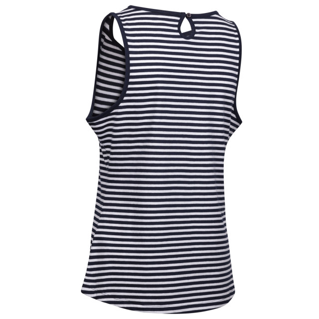 Trespass Dames kelly stripe vest top UTTP6471_navy large