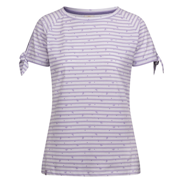 Trespass Dames penelope stripe bee t-shirt UTTP6873_gelsomino large