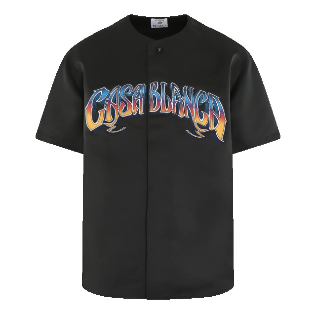 Casablanca Heren evening baseball shirt MS25-SH-153-01 large