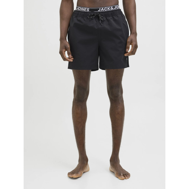 Jack & Jones Heren zwemshort jpstmaui jjswim double waistband 12272949-Black large