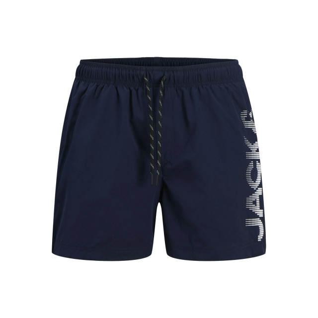 Jack & Jones Heren zwemshort jpstmaui jjswim splicelogo effen donker 12275129-Navy Blazer large