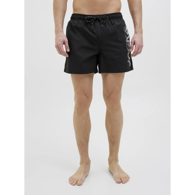Jack & Jones Heren zwemshort jpstmaui jjswim splicelogo effen 12275129-Black large