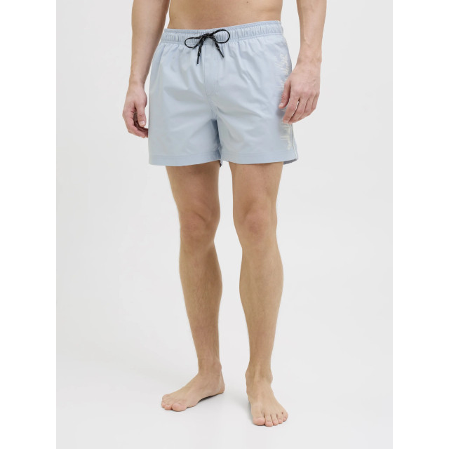 Jack & Jones Heren zwemshort jpstmaui jjswim splicelogo effen ijsblauw 12275129-Cashmere Blue large