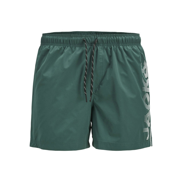 Jack & Jones Heren zwemshort jpstmaui jjswim splicelogo effen 12275129-Mallard Green large