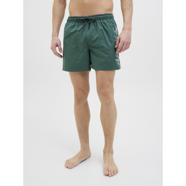 Jack & Jones Heren zwemshort jpstmaui jjswim splicelogo effen 12275129-Mallard Green large