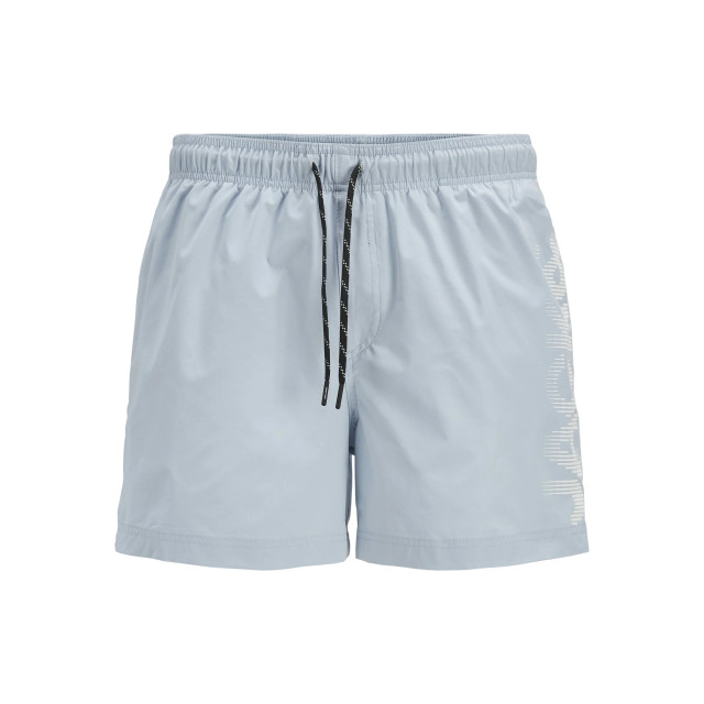 Jack & Jones Heren zwemshort jpstmaui jjswim splicelogo effen ijsblauw 12275129-Cashmere Blue large