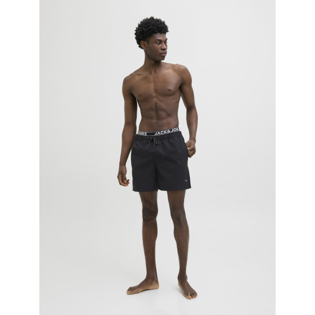 Jack & Jones Heren zwemshort jpstmaui jjswim double waistband 12272949-Black large