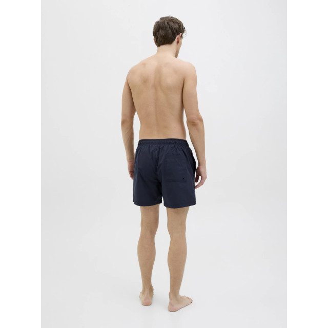 Jack & Jones Heren zwemshort jpstmaui double logo effen donkerblauw 12272799-Navy Blazer large