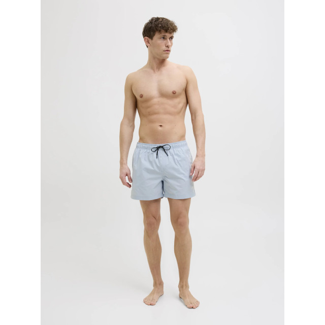 Jack & Jones Heren zwemshort jpstmaui jjswim splicelogo effen ijsblauw 12275129-Cashmere Blue large