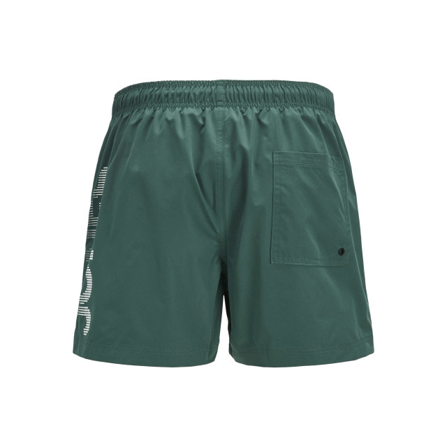 Jack & Jones Heren zwemshort jpstmaui jjswim splicelogo effen 12275129-Mallard Green large