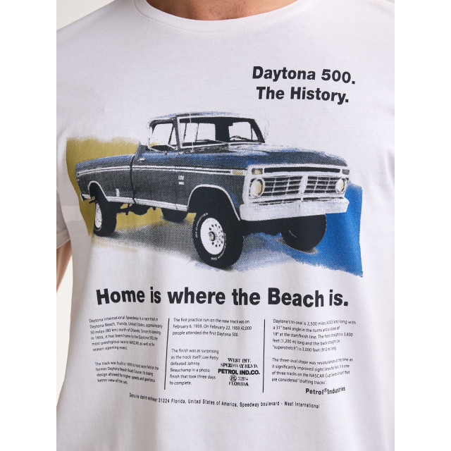 Petrol Industries Heren shirt m-1050-tsr604 0000 bright white Petrol M 1050 TSR604 0000BrightWhite large